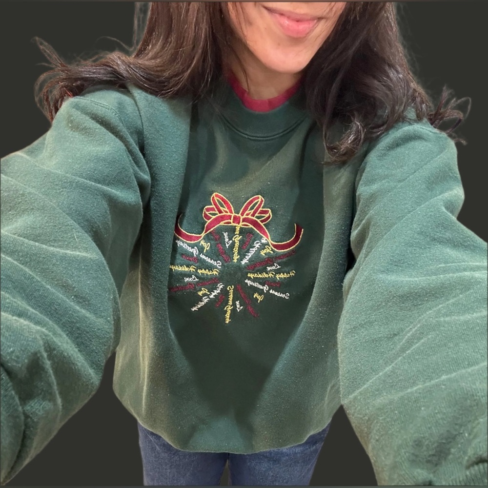 Green Christmas Crewneck